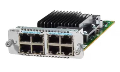 C-NIM-8M Cisco Catalyst 8000 Gigabit Ethernet LAN/WAN Network Interface Module, PoE, MACsec, 8x 2.5 Gbps Port (New)