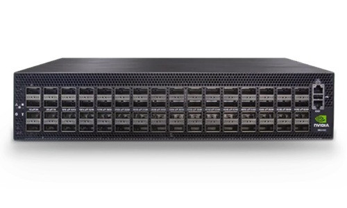 920-9N42C-00FB-7C0 Nvidia SN5400 Spectrum-4 Based Open Ethernet Switch, 400GbE, 2U, 64 QSFP56-DD Port, P2C Airflow  (Refurb)