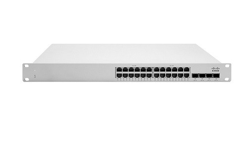 MS250-24P-HW Cisco Meraki MS250 Stackable Access Switch, 24 Ports PoE+, 370w, 10GbE Fixed Uplinks - License Required (New)