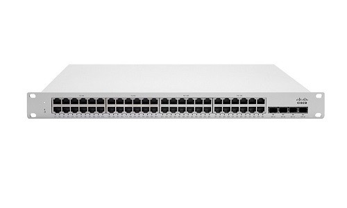 MS225-48LP-HW Cisco Meraki MS225 Stackable Access Switch, 48 Ports PoE, 370w, 10GbE Fixed Uplinks (New)