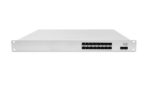 MS410-16-HW Cisco Meraki MS410 Aggregation Switch, 16 SFP Ports, 10GbE Uplinks - License Required (New)