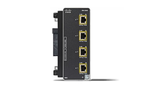 IEM-3500-4MU Cisco IE3500 Expansion Module, 4 Port 2.5G Copper (4PPoE) (New)