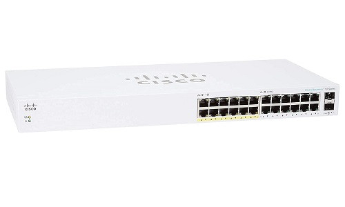 CBS110-24PP-NA Cisco Business 110 Unmanaged Switch, 24 PoE Port w/SFP Uplink (Refurb)