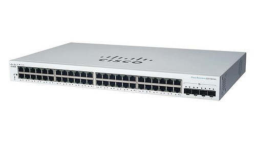 CBS220-48T-4X-NA Cisco Business 220 Smart Switch, 48 Port, w/10G SFP+ Uplink (Refurb)