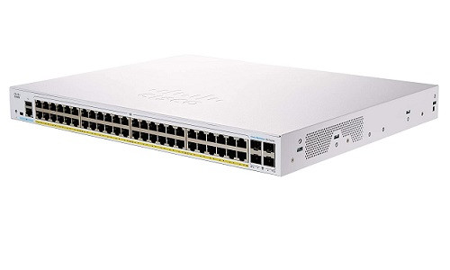 CBS350-48FP-4X-NA Cisco Business 350 Managed Switch, 48 GbE PoE+ Port, 740w PoE Budget, w/10Gb SFP+ Uplink (Refurb)