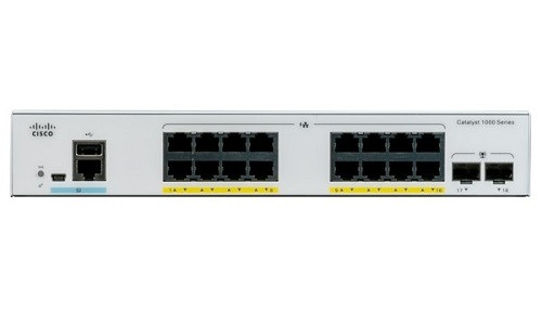 C1000-16T-2G-L Cisco Catalyst 1000 Switch, 16 Ports, 1G Uplinks (Refurb)