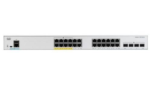 C1000-24FP-4X-L Cisco Catalyst 1000 Switch, 24 Ports PoE+, 370w, 10G Uplinks (New)