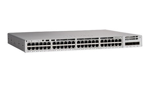 C9200-48PXG-E Cisco Catalyst 9200 Switch 48 Port PoE+ (40 1Gig/8 mGig Ports), Network Essentials (New)