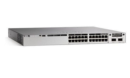 C9200L-24PXG-2Y-E Cisco Catalyst 9200L Switch 24 Port PoE+ (16 1Gig/8 mGig), 2x25G Fixed Uplinks, Network Essentials (New)