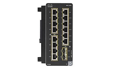 IEM-3300-14T2S Cisco Catalyst IE3300 Expansion Module, 14 GE/2 GE SFP+ Ports (Refurb)