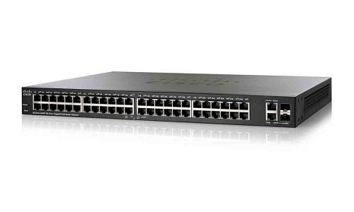 SG200-50FP-NA Cisco SG200-50FP Small Business Smart Switch, 48 Gigabit/2 Combo Mini GBIC Ports, PoE (New)