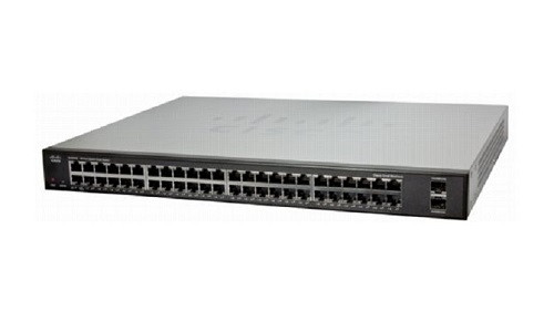 SLM2048T-NA Cisco SG200-50 Small Business Smart Switch, 48 Gigabit/2 Combo Mini GBIC Ports (New)