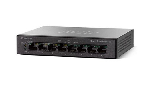 SG110D-08HP-NA Cisco SG110D-08HP Unmanaged Small Business Switch, 8 Port Gigabit PoE (Refurb)