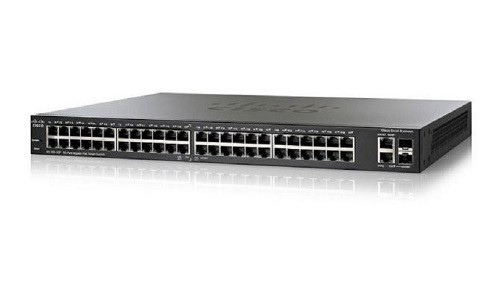 SG250-50HP-K9-NA Cisco SG250-50HP Smart Switch, 48 Gigabit/2 SFP Combo Ports, 192w PoE (Refurb)