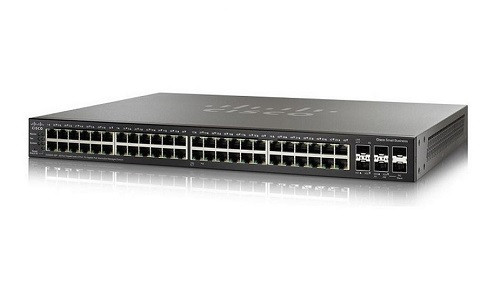 SG350X-48-K9-NA Cisco SG350X-48 Stackable Managed Switch, 48 Gigabit with 2 10Gig/10Gig SFP+ Combo and 2 SFP+ Ports (Refurb)