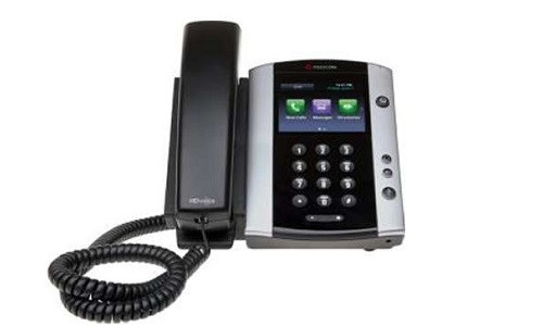 2200-48500-001 Poly VVX 501 Business Media Phone, w/PSU (Refurb)