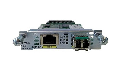 EHWIC-1GE-SFP-CU Cisco Enhanced High-Speed WAN Interface Card (New)