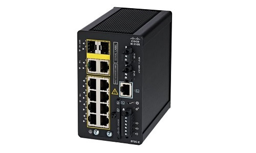 IE-3105-8T2C-E Cisco Catalyst IE3100 Rugged Switch, 8 GE/2 GE Combo Ports, Advanced Features, Network Essentials (New)