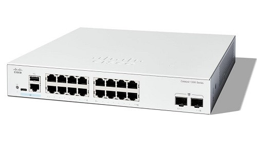 C1200-16T-2G Cisco Catalyst 1200 Switch, 16 Ports, 1G Uplink (New)