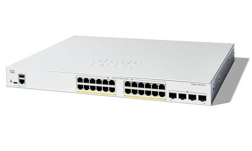 C1200-24FP-4X Cisco Catalyst 1200 Switch, 24 Ports PoE+, 375w, 10G Uplinks (Refurb)