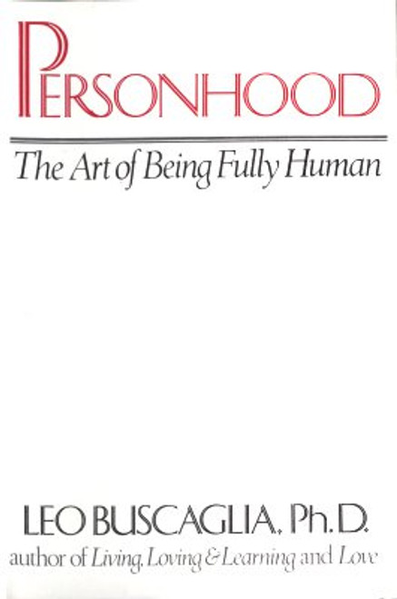 White all text cover for Personhood: The Art of Being Fully Human