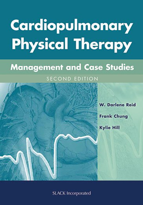 Green cover for Cardiopulmonary Physical Therapy, Second Edition with sketch of a heart