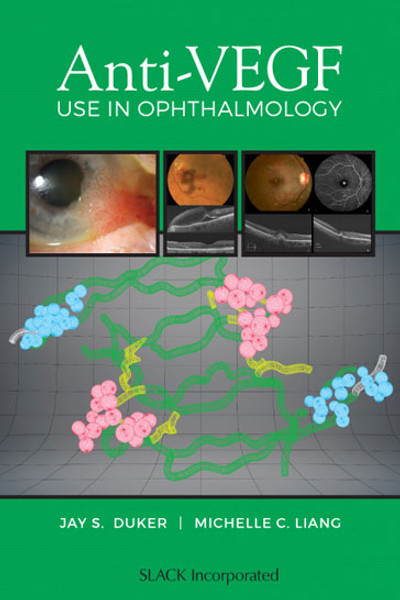 Green cover with eye images for 
Anti-VEGF Use in Ophthalmology