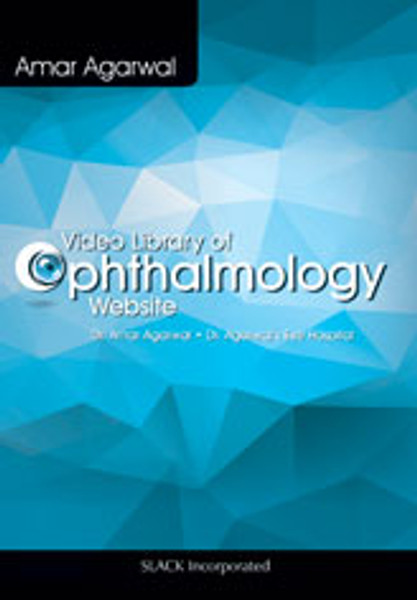 Blue all-text cover for Video Library of Ophthalmology