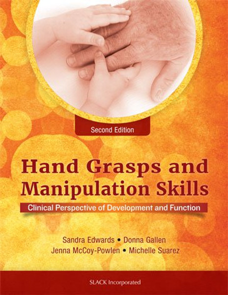 Orange cover for Hand Grasps and Manipulation Skills with photo of hands