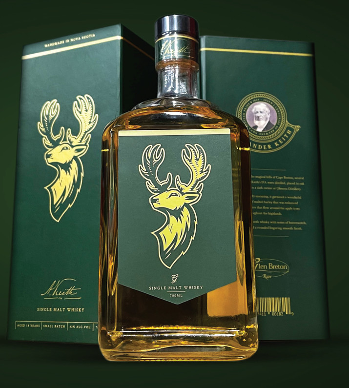 ALEXANDER KEITH’S 18 YEAR OLD SINGLE MALT WHISKY  RELEASED BY GLENORA DISTILLERY