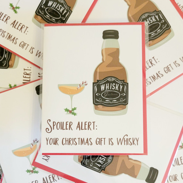 Whisky/spirits related holiday card