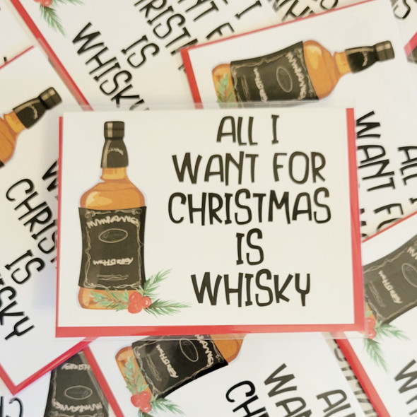 Whisky/spirits related holiday card
