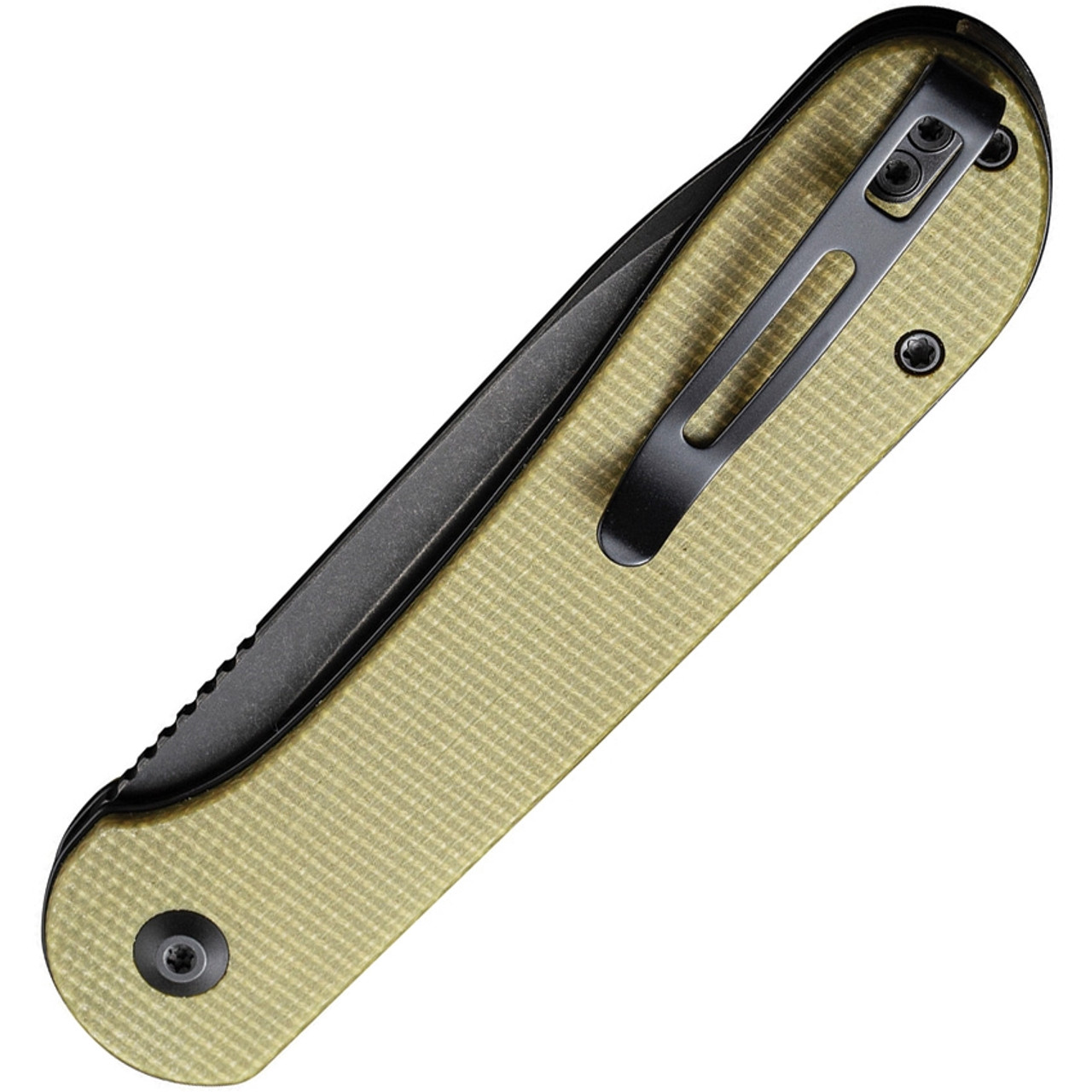 Civivi Elementum Button Lock Olive Micarta