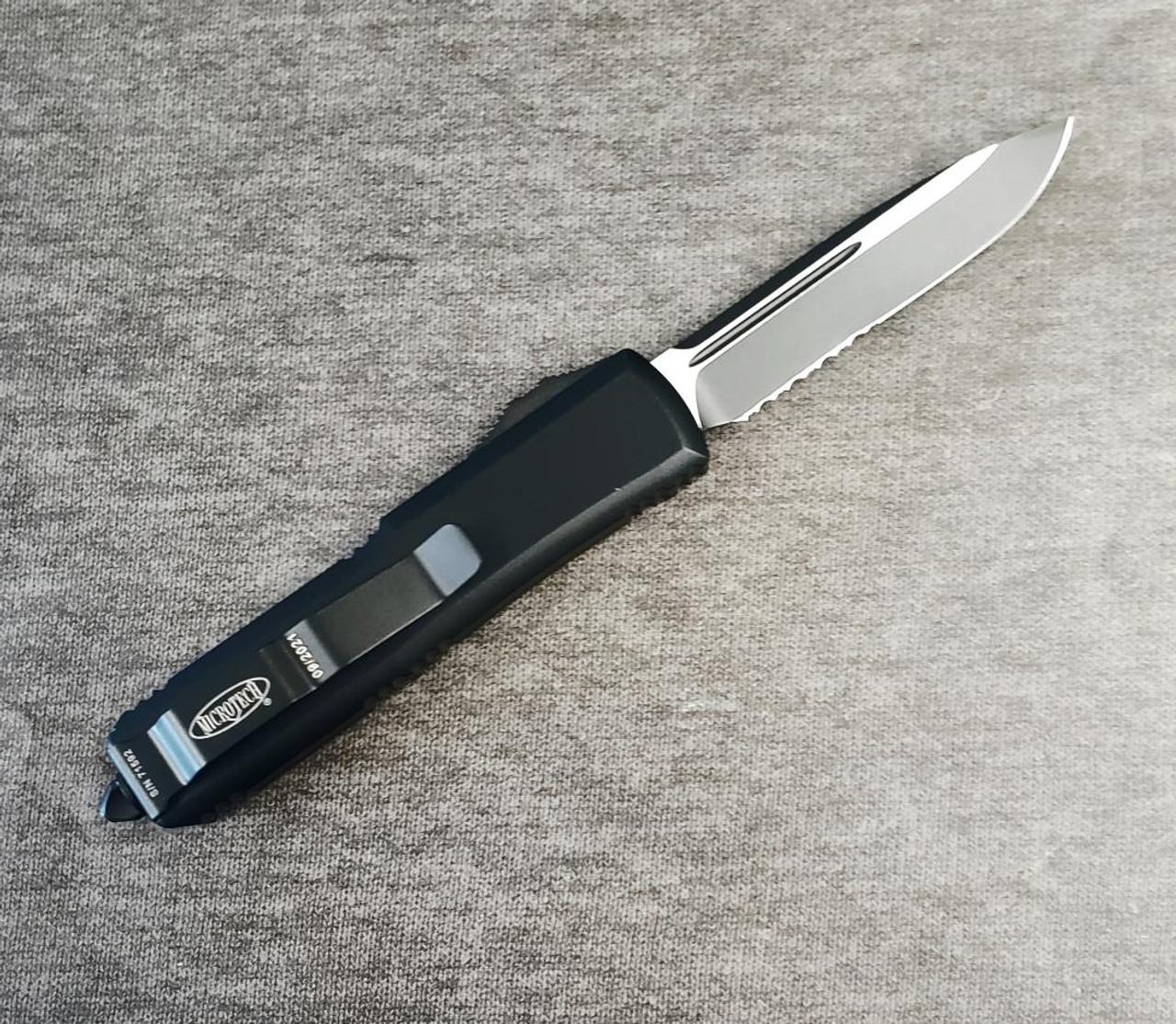 Microtech UTX-85 S/E Blk Tactical P/S  231-2T