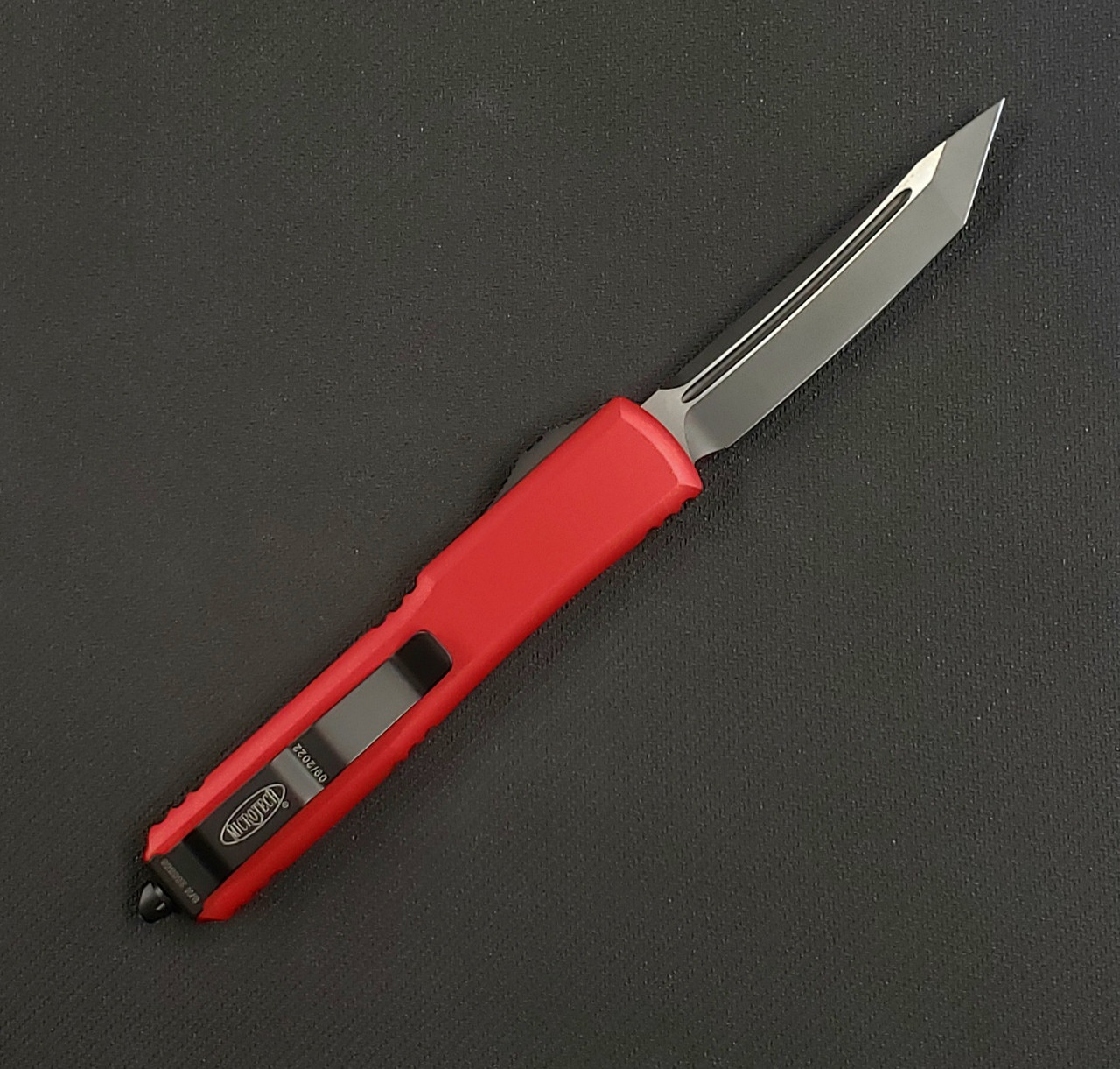 Microtech Ultratech T/E Blk Std Red 123-1RD