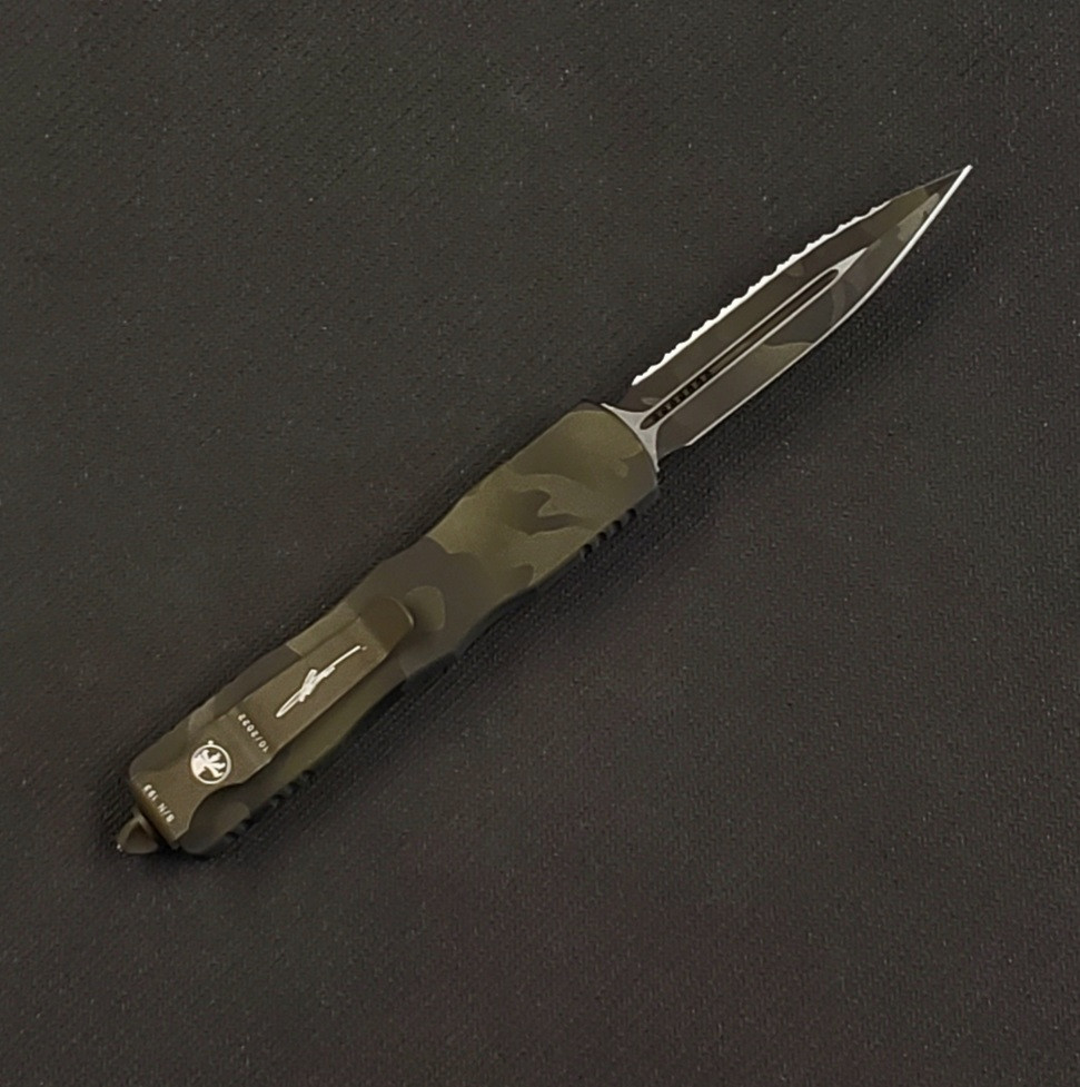 Microtech Dirac D/E SS OD Green Camo FS 225-3OCS