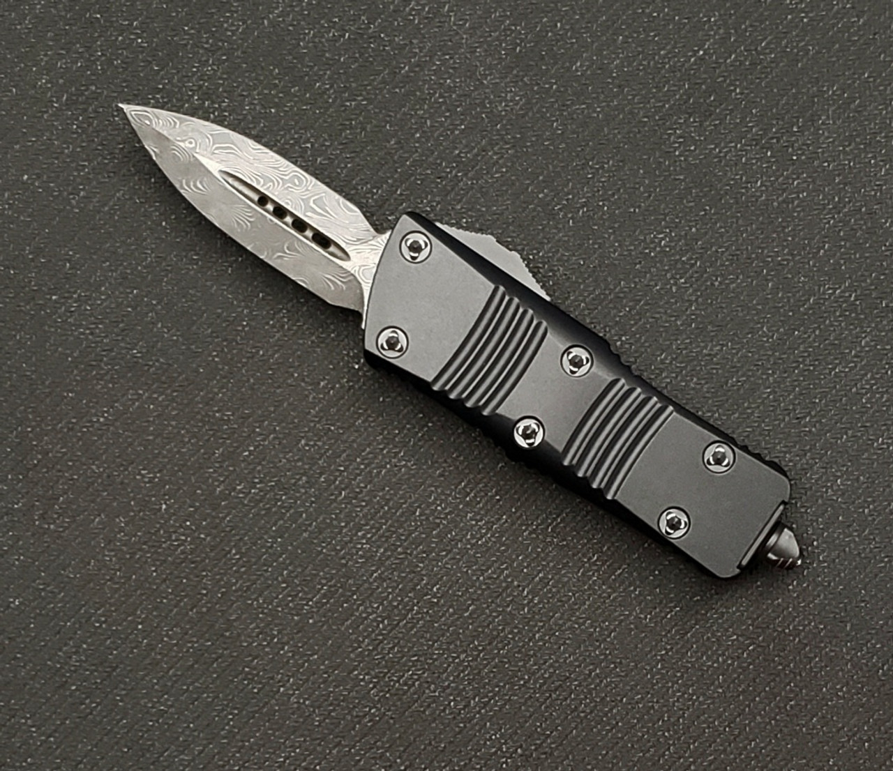 Microtech Mini Troodon D/E Damascus 238-16S