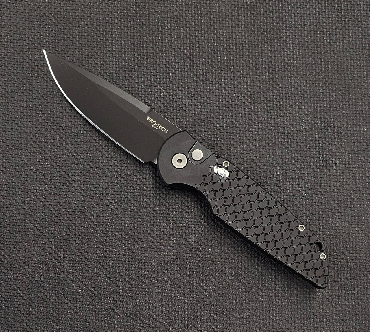 Protech TR-3 X1 Military Fish Scale Blk/Blk TR-3 X1 M - Blademan's