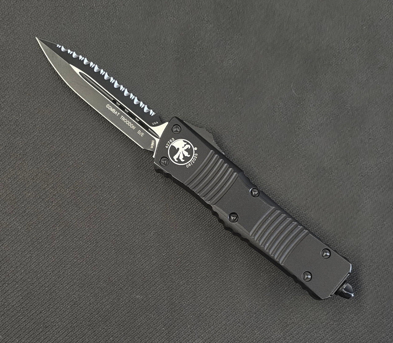 Microtech Combat Troodon D/E Blk Tactical FS 142-3T