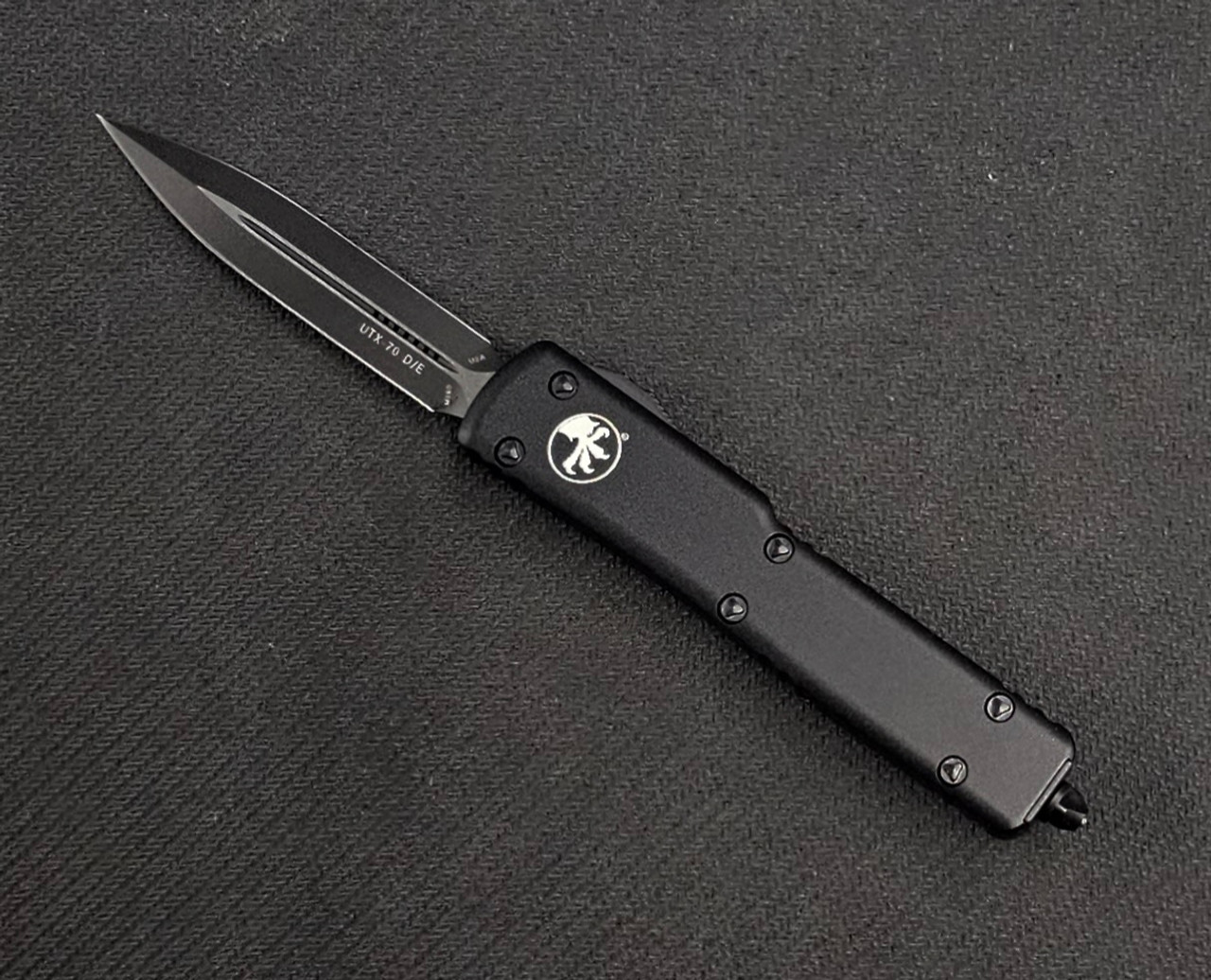 Microtech UTX-70 D/E Blk Tactical 147-1T