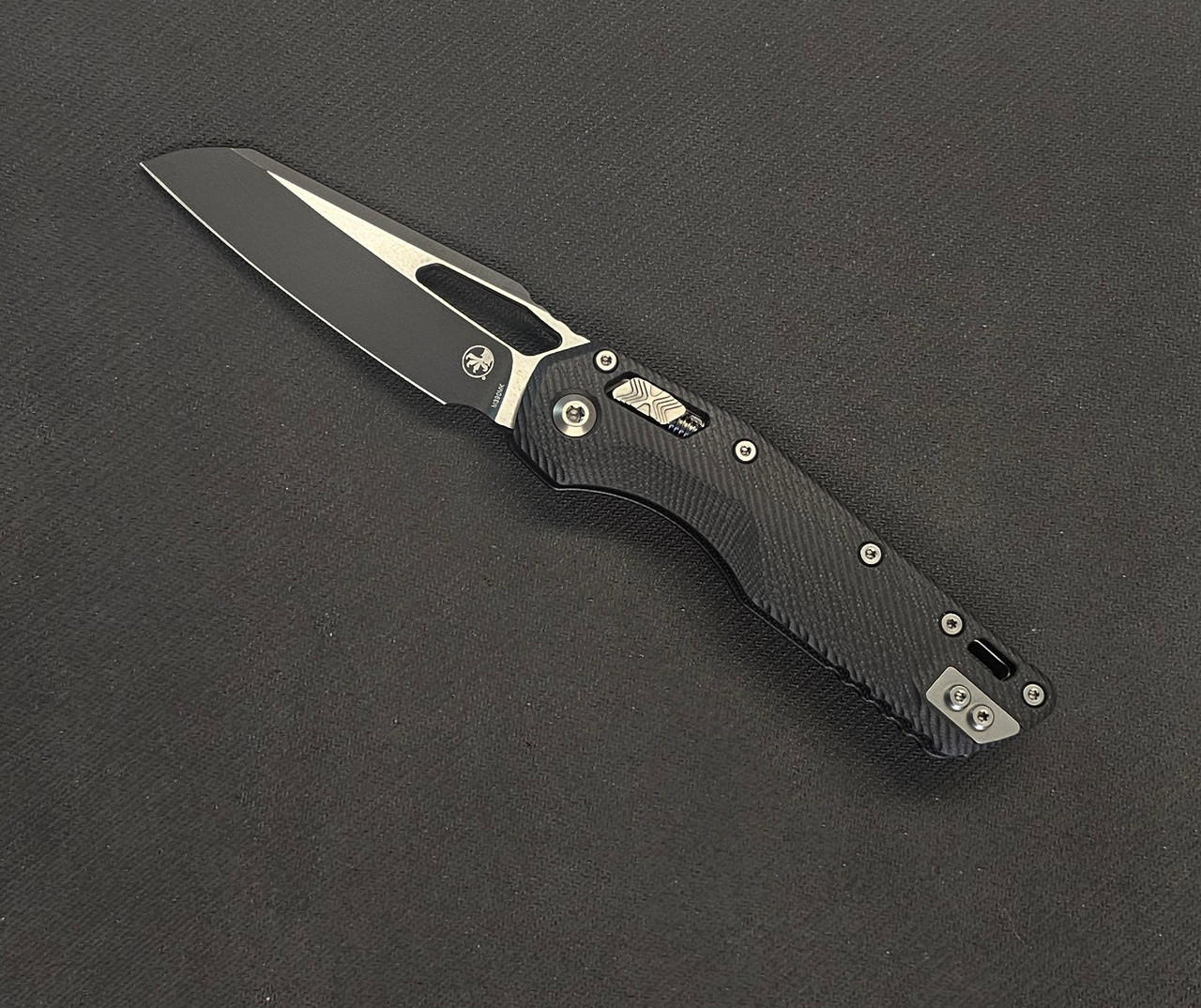 Microtech MSI SE Blk Fluted Blk G10 210-1FLGTBK