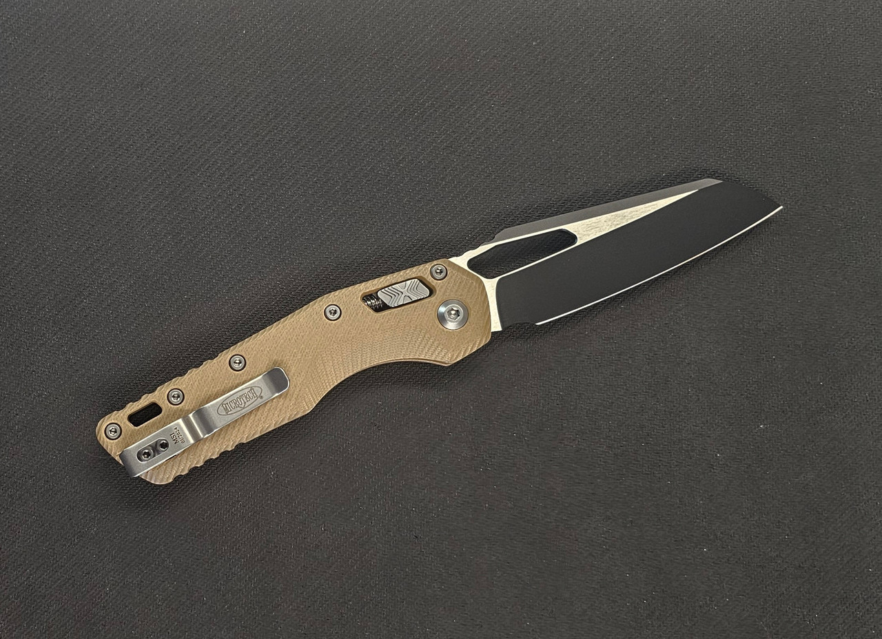 Microtech MSI SE Blk Fluted Tan G10 210-1FLGTTA