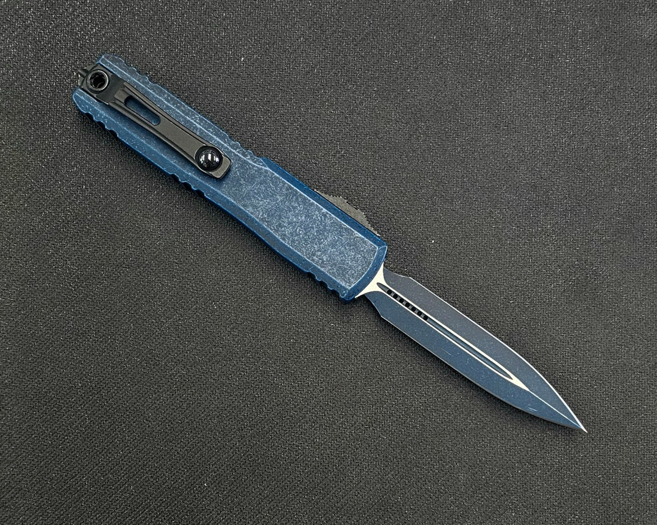 Microtech Ultratech Gen III ZBP D/E Cerakote Weathered Blue 1122
