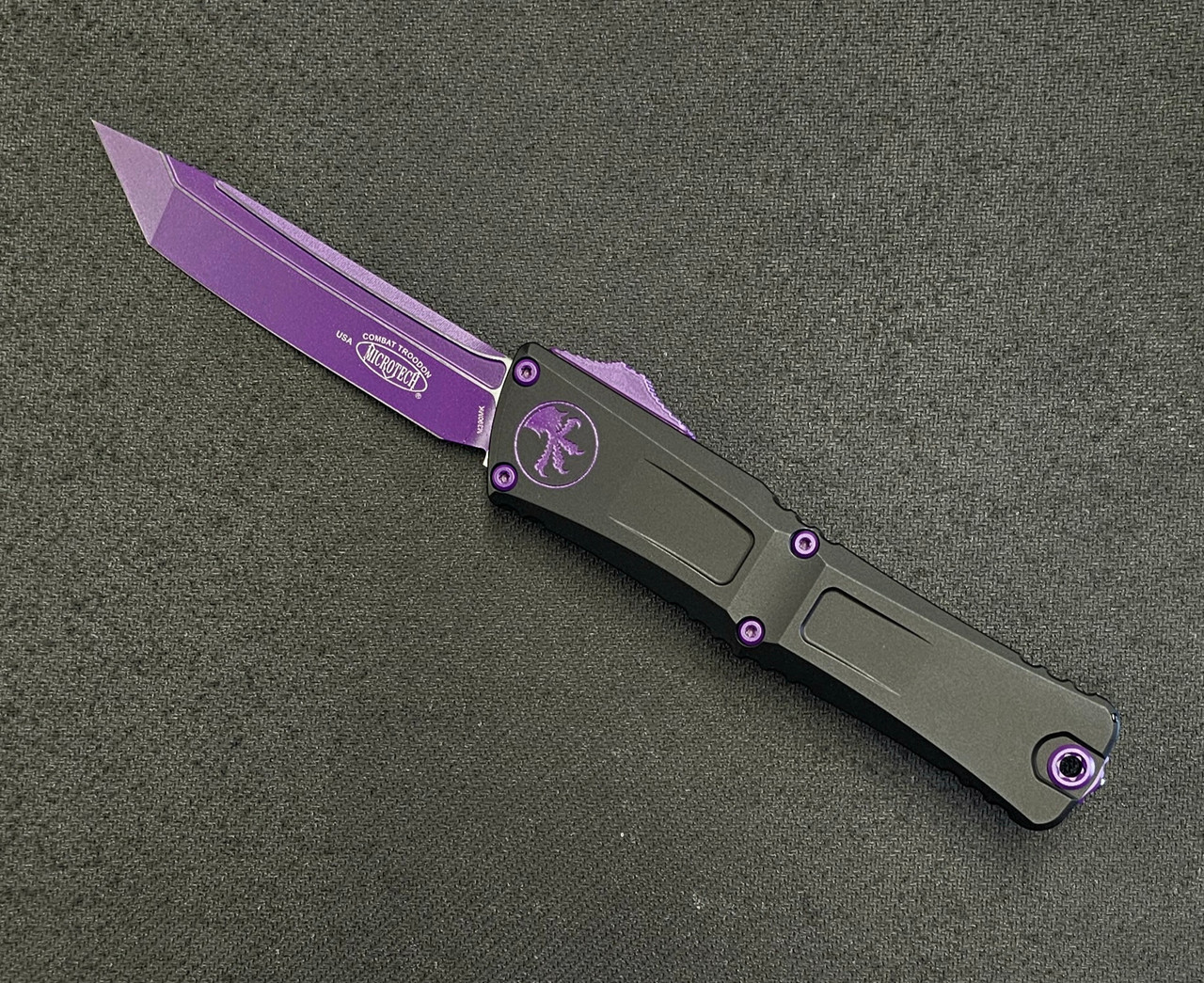 Microtech Combat Troodon Gen III T/E Purple/Blk 1144-1PUSK  