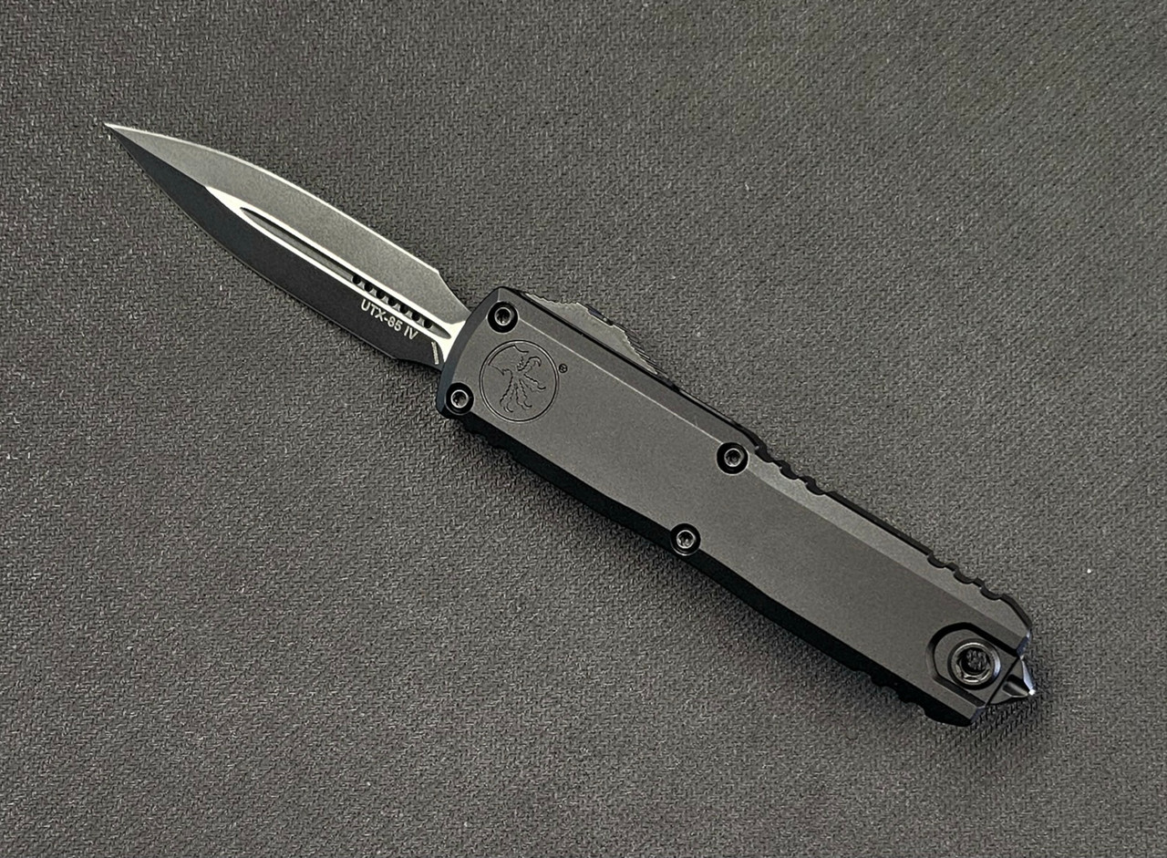 Microtech UTX-85 Gen IV D/E Blk Tactical 12324-1T