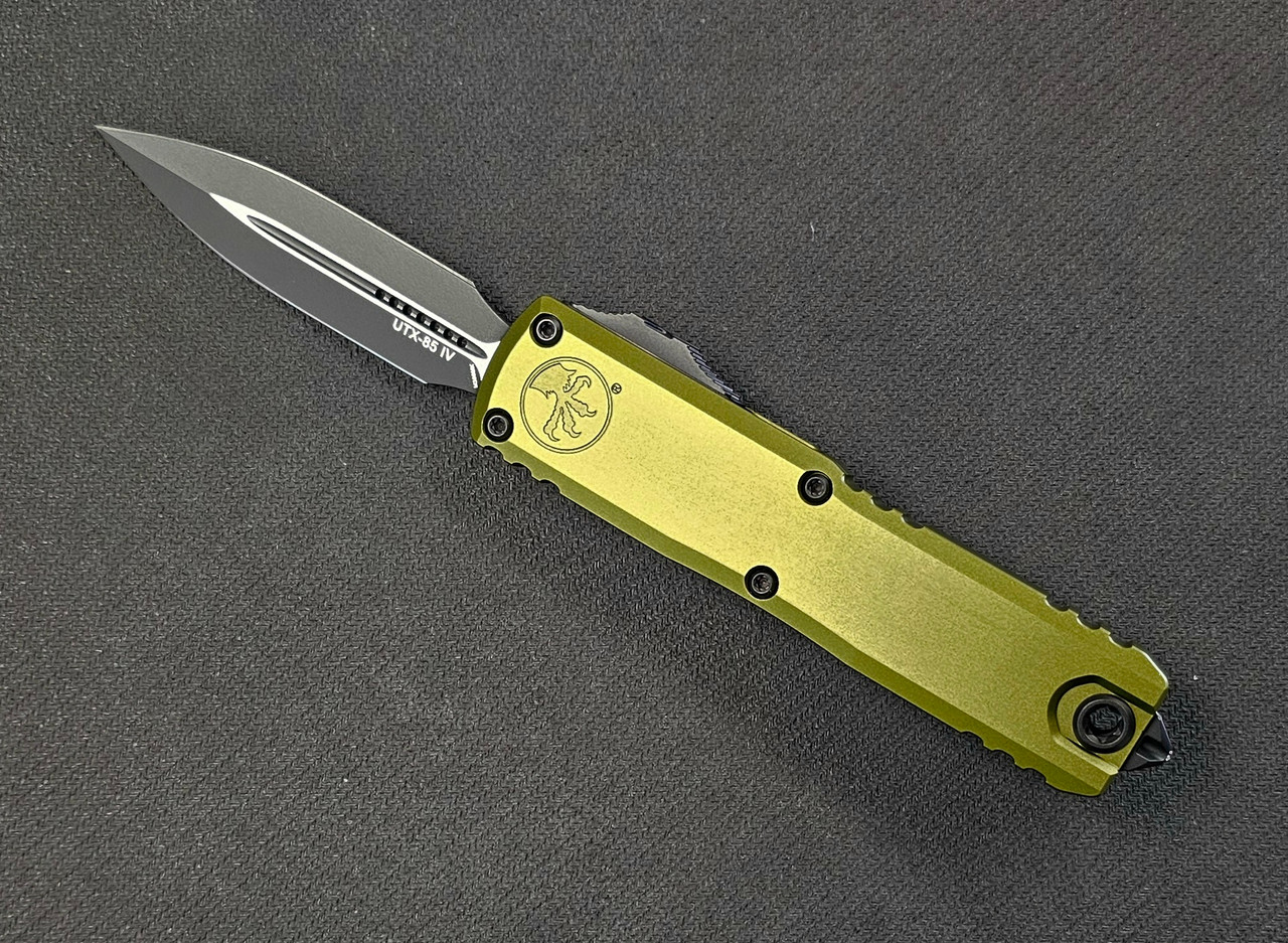 Microtech UTX-85 Gen IV D/E Blk OD Green 12324-1OD