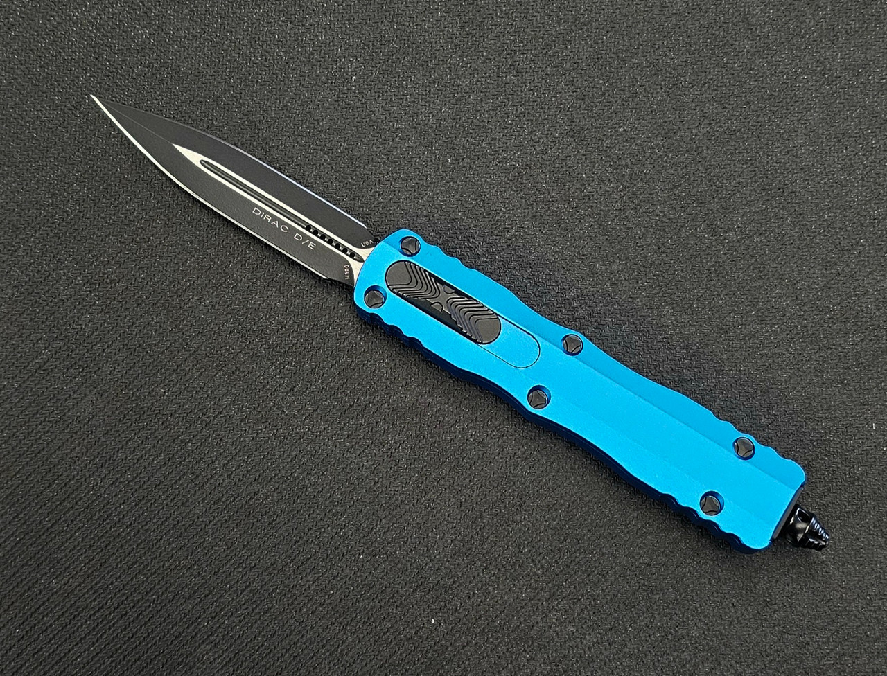 Microtech Dirac D/E Blk Std Blue 225-1BL