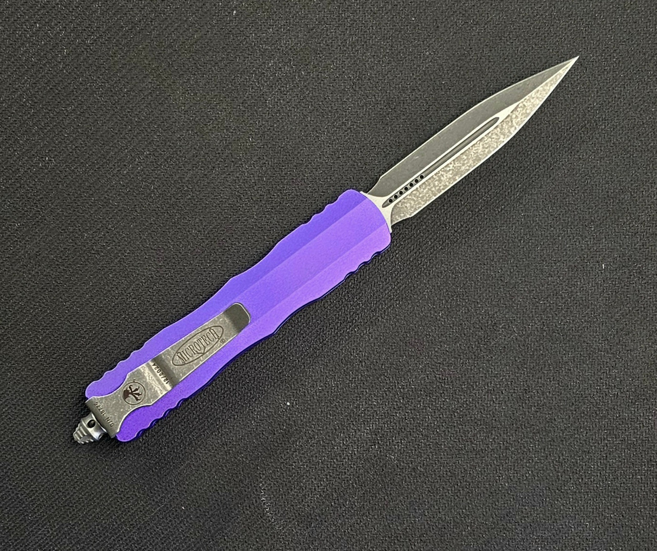 Microtech Dirac Apoc Purple 225-10APPU