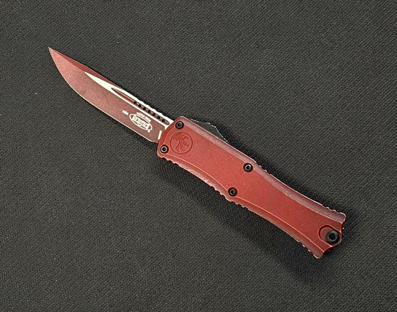 Microtech Hera II Mini S/E Weathered Crimson 1703M-1WCM