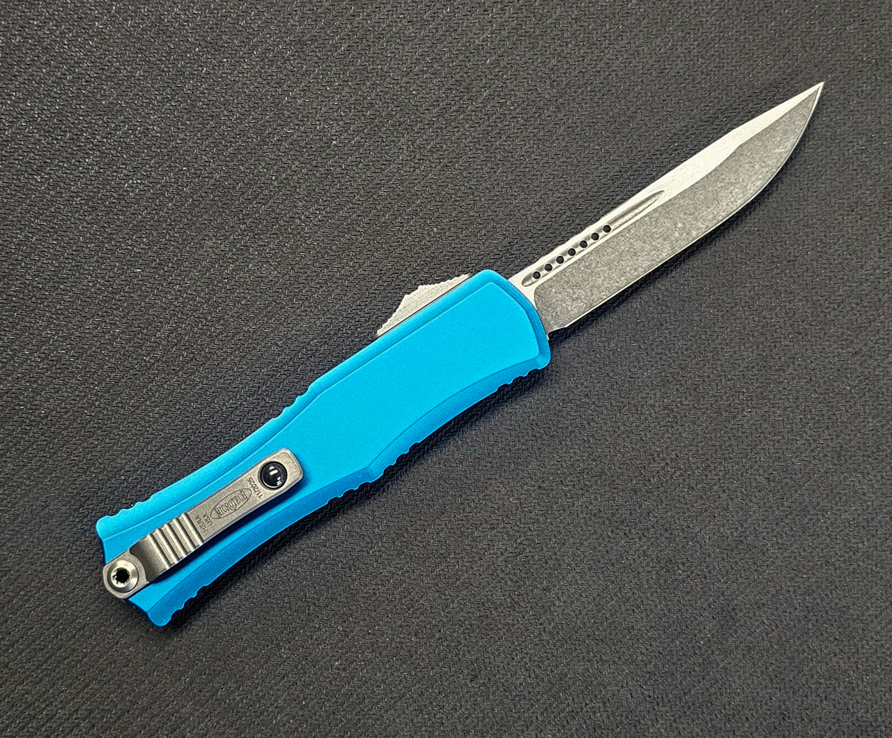 Microtech Hera II Mini S/E SW Blue 1703M-10BL